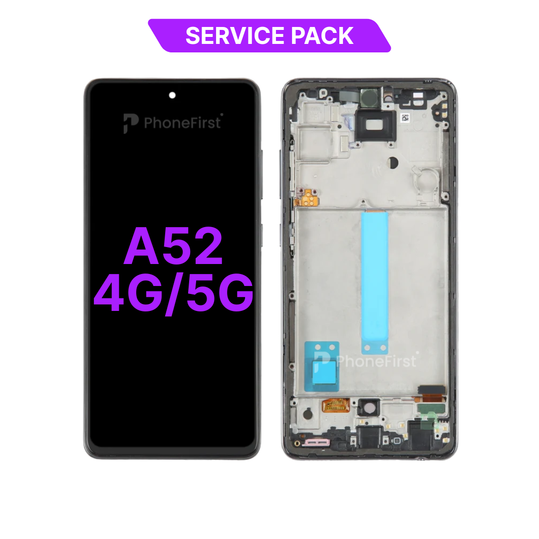 Samsung A52 4G/5G A525/A526 LCD (W/F) Service Pack Black