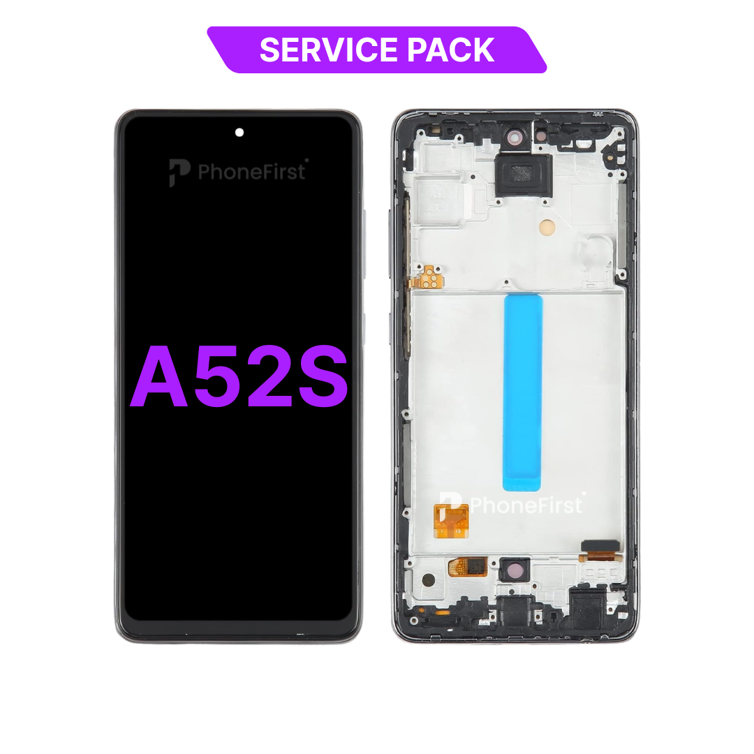 Samsung A52S A528 LCD (W/F) Service Pack Black