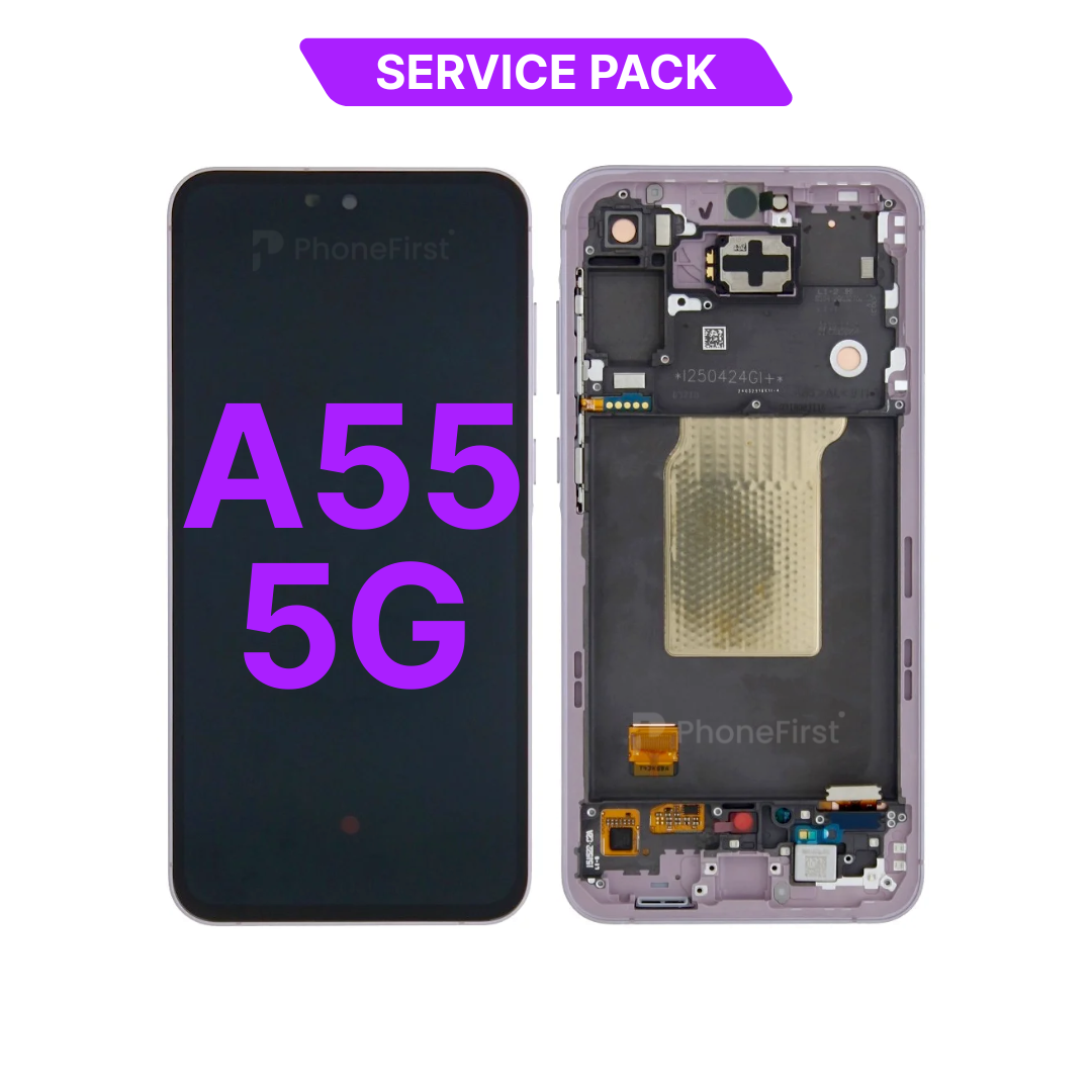 Samsung A55 5G A556 LCD (W/F) Service Pack Awesome Lilac