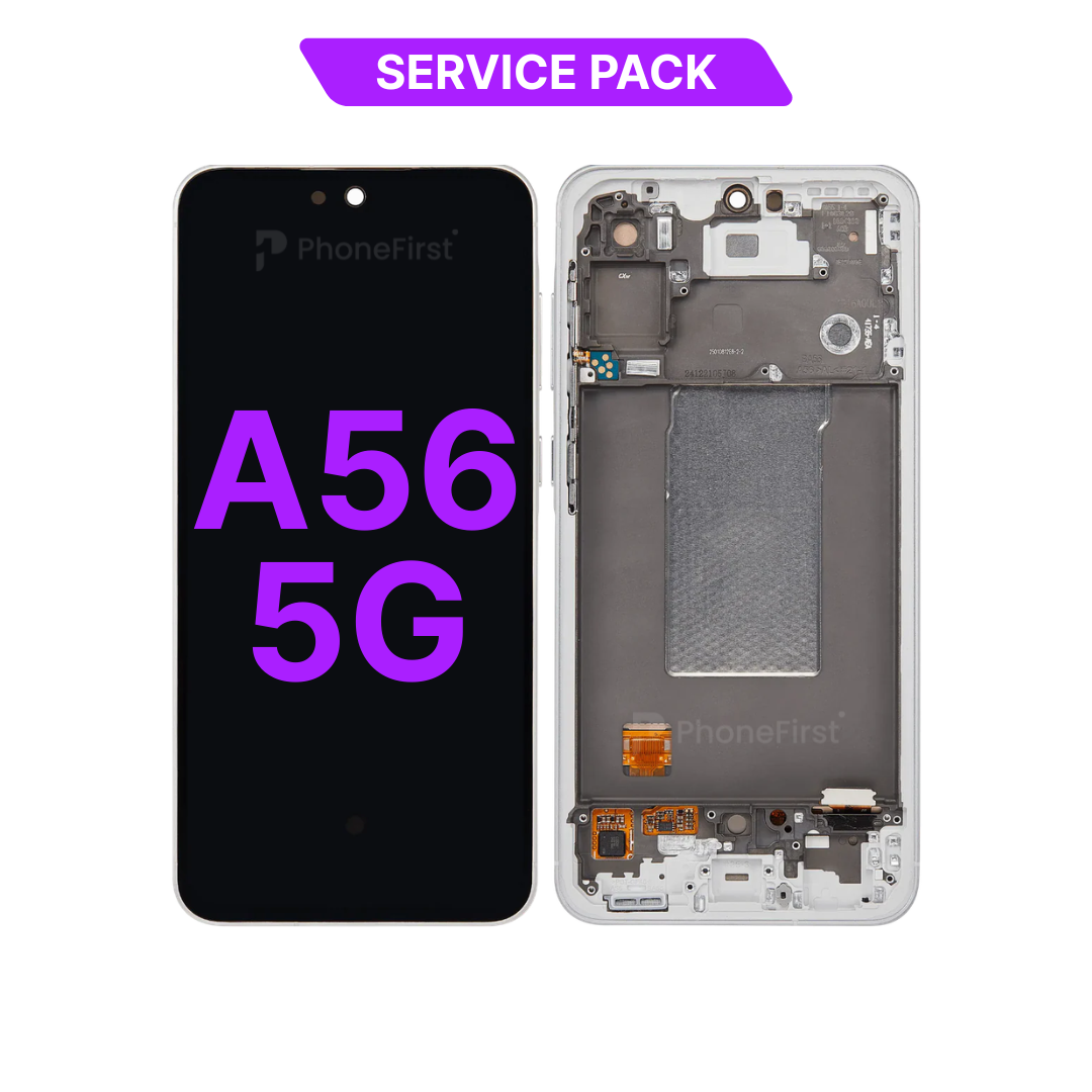 Samsung A56 5G A566 LCD (W/F) Service Pack Light Gray