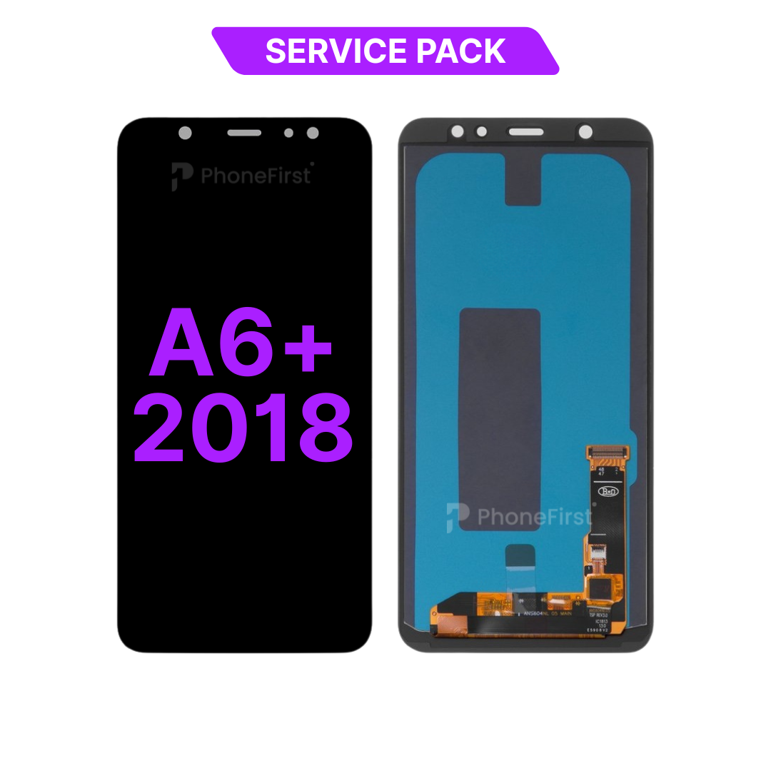 Samsung A6 Plus 2018 A605 LCD (N/F) Service Pack Black
