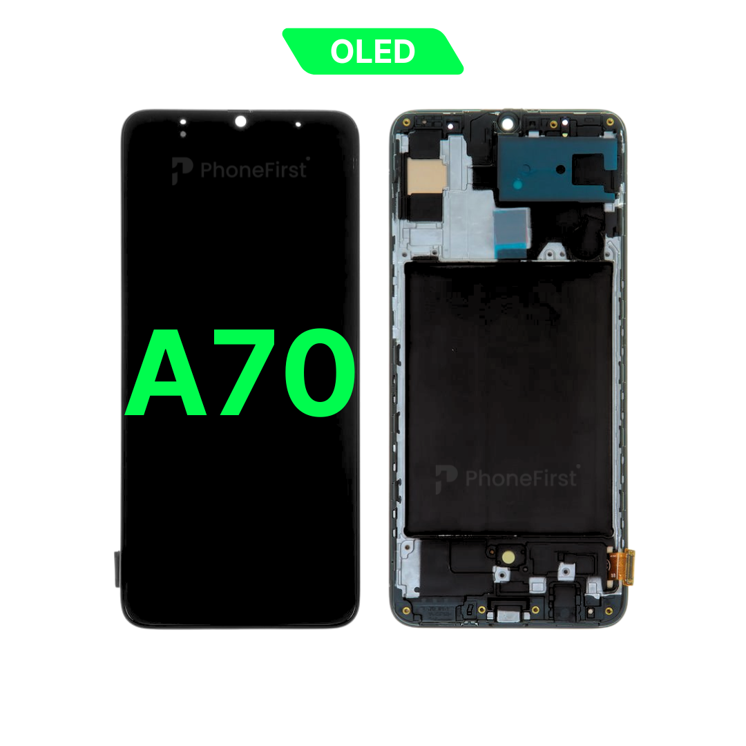 Samsung A70 A705 LCD (W/F) Big OLED Black