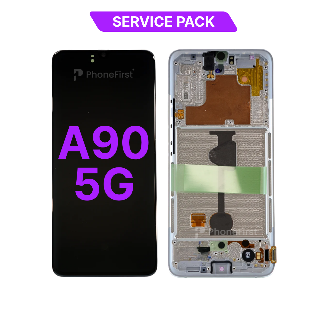 Samsung A90 5G A908 LCD (W/F) Service Pack White