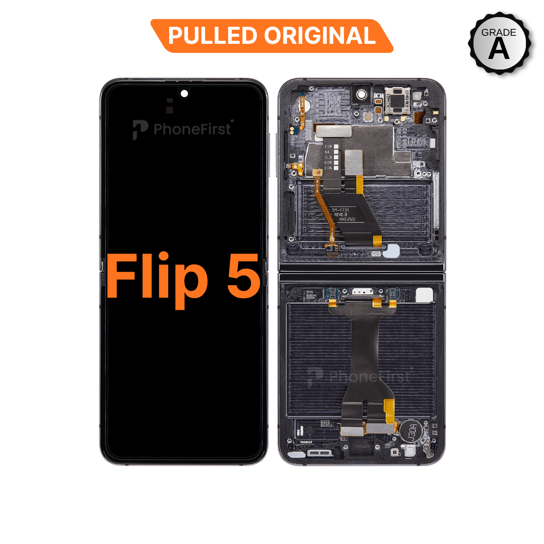 Samsung Flip 5 F731 LCD (W/F) Pulled Original Grade A Inner Graphite