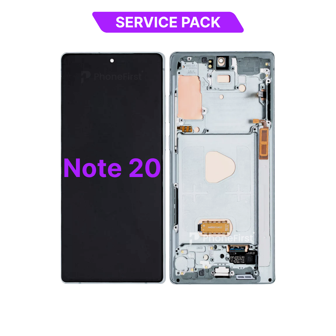 Samsung Note 20 N980 LCD (W/F) Service Pack Green