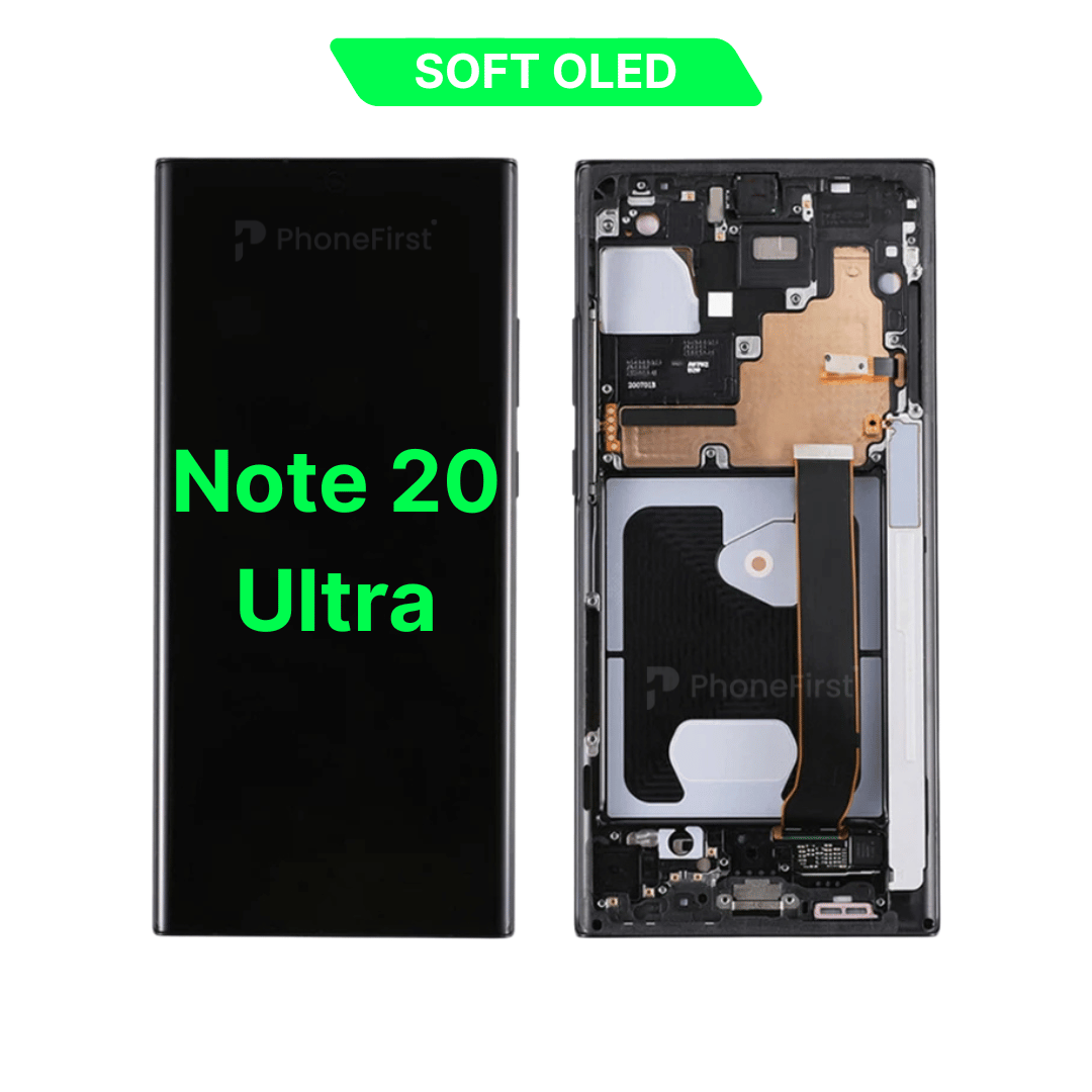 Samsung Note 20 Ultra N985 LCD (W/F) Soft OLED Black