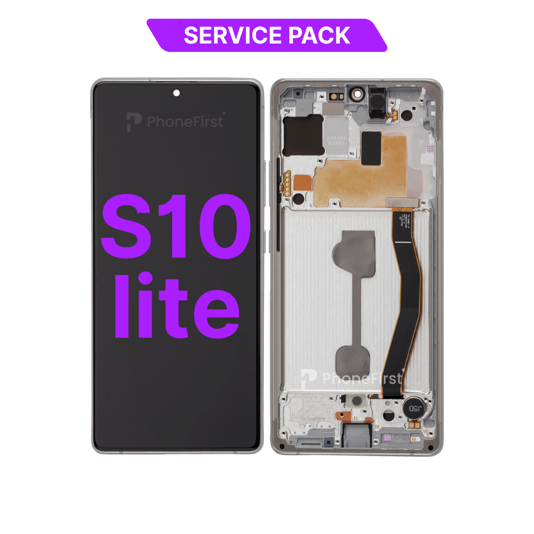 Samsung S10 Lite G770 LCD (W/F) Service Pack White