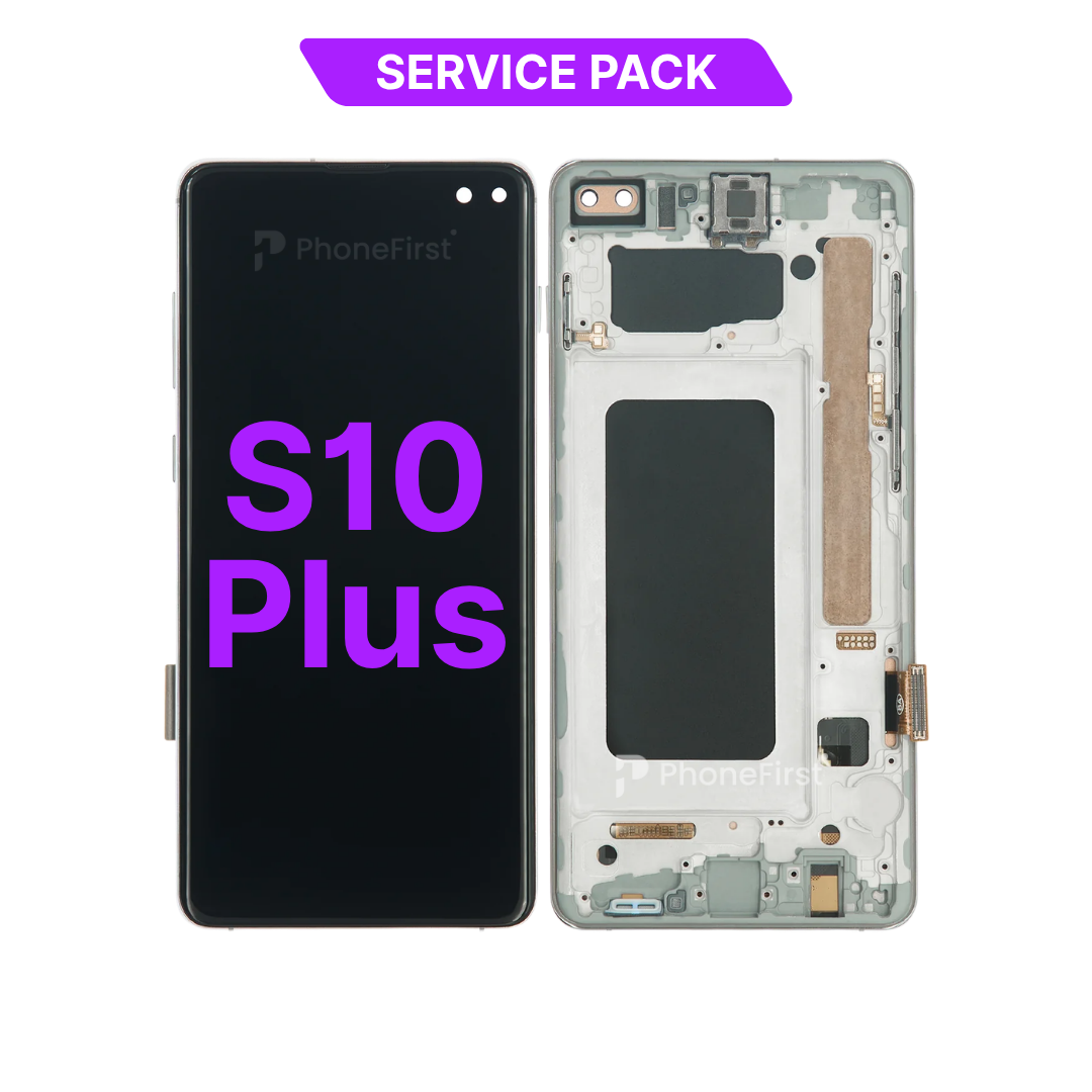 Samsung S10 Plus G975 LCD (W/F) Service Pack Green