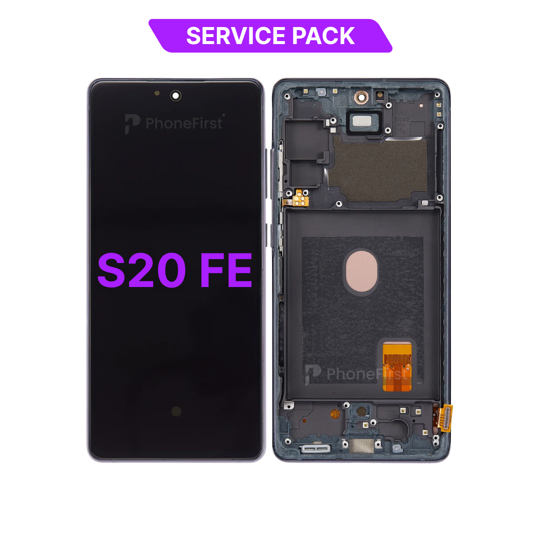 Samsung S20 FE G781 LCD (W/F) Service Pack Black / Cloud Navy