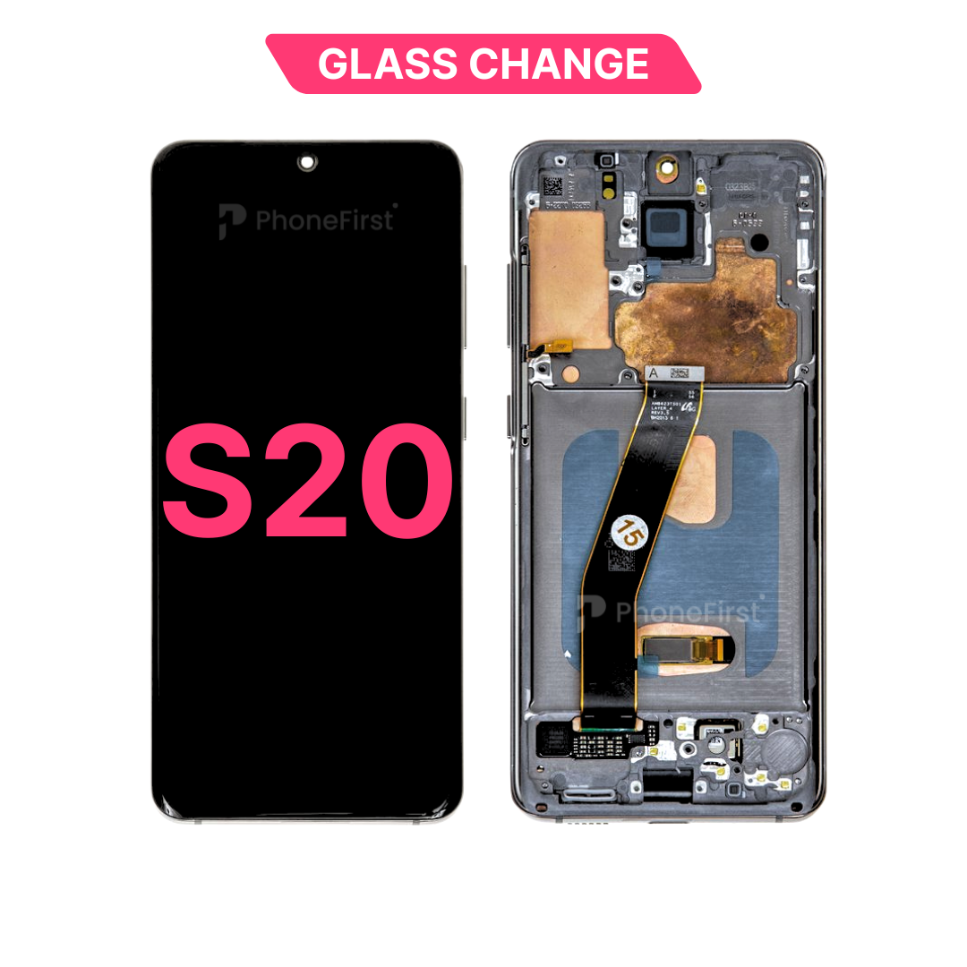 Samsung S20 G980 LCD (W/F) Change Glass Gray