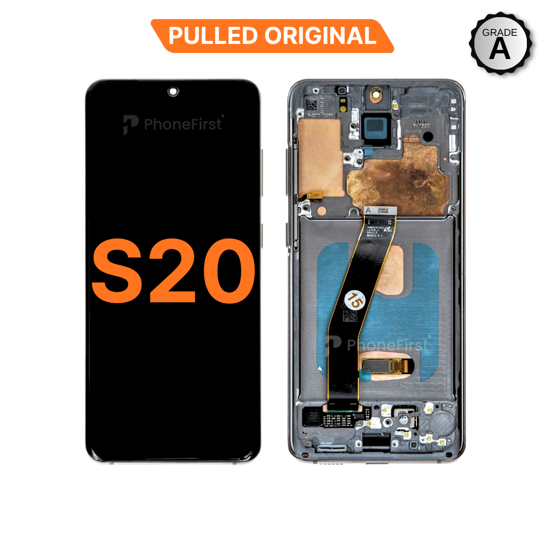 Samsung S20 G980 LCD (W/F) Pulled Original Grade A Gray
