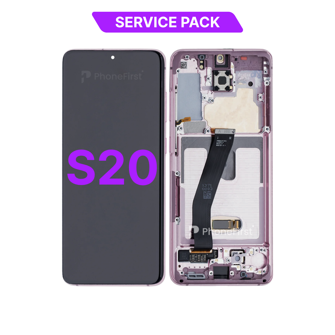 Samsung S20 G980 LCD (W/F) Service Pack Cloud Pink