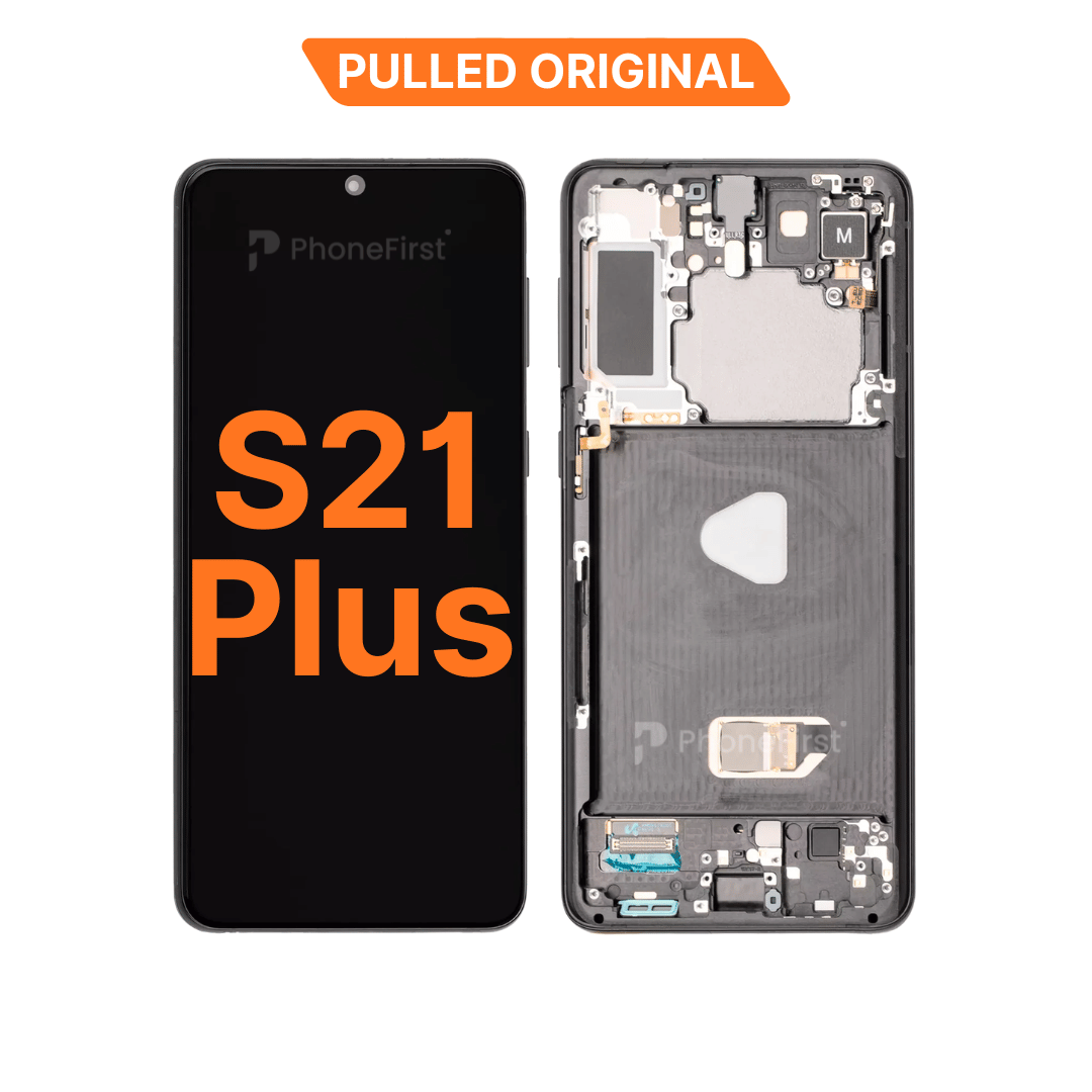 Samsung S21 Plus G996 LCD (W/F) Pulled Original (14 Days) Black