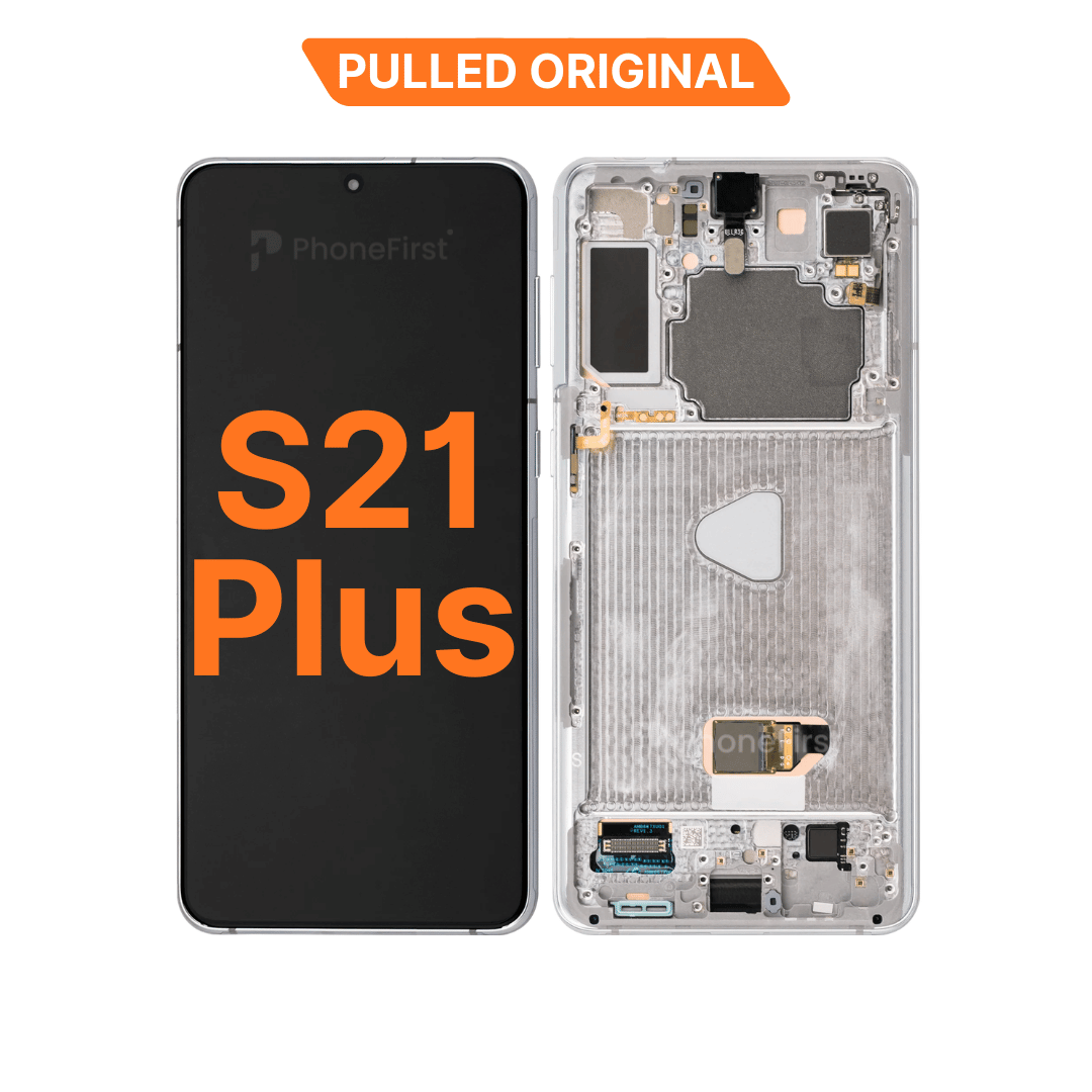 Samsung S21 Plus G996 LCD (W/F) Pulled Original (14 Days) Silver
