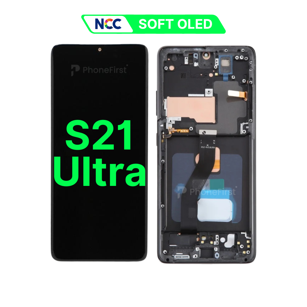 Samsung S21 Ultra LCD G998B (W/F) Soft OLED Black