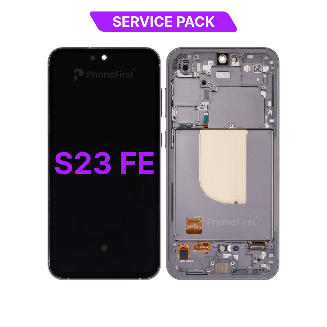 Samsung S23 FE S711 LCD (W/F) Service Pack Black