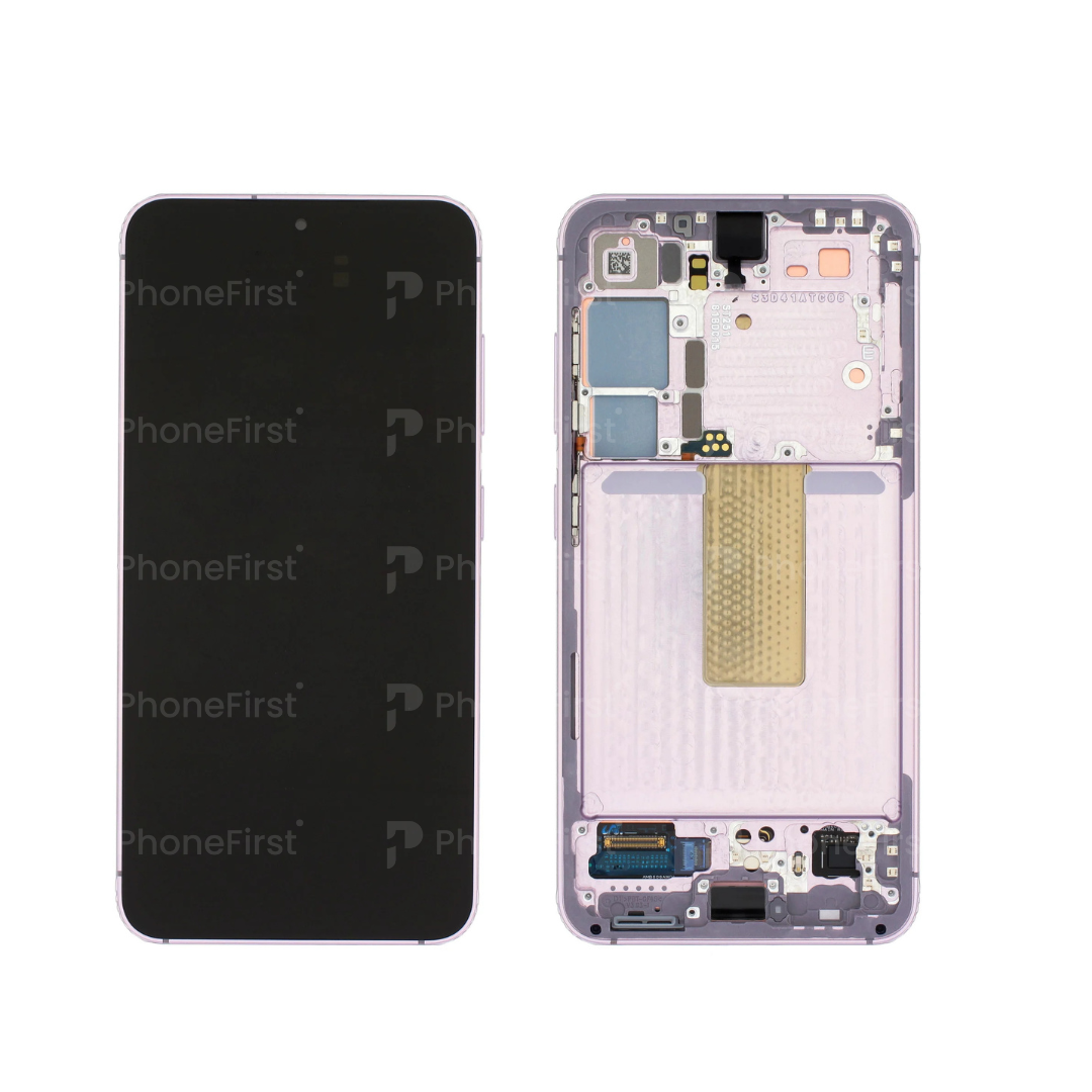 Samsung S23 S911 LCD (W/F) Service Pack Lavender / Pink