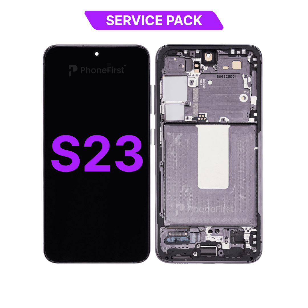 Samsung S23 S911 LCD (W/F) Service Pack Black