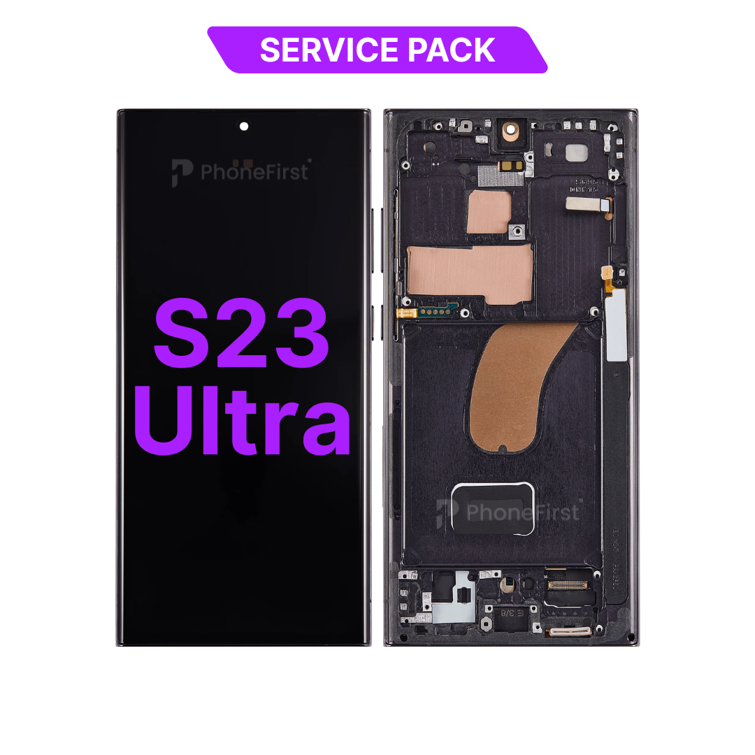 Samsung S23 Ultra S918 LCD (W/F) Service Pack Black