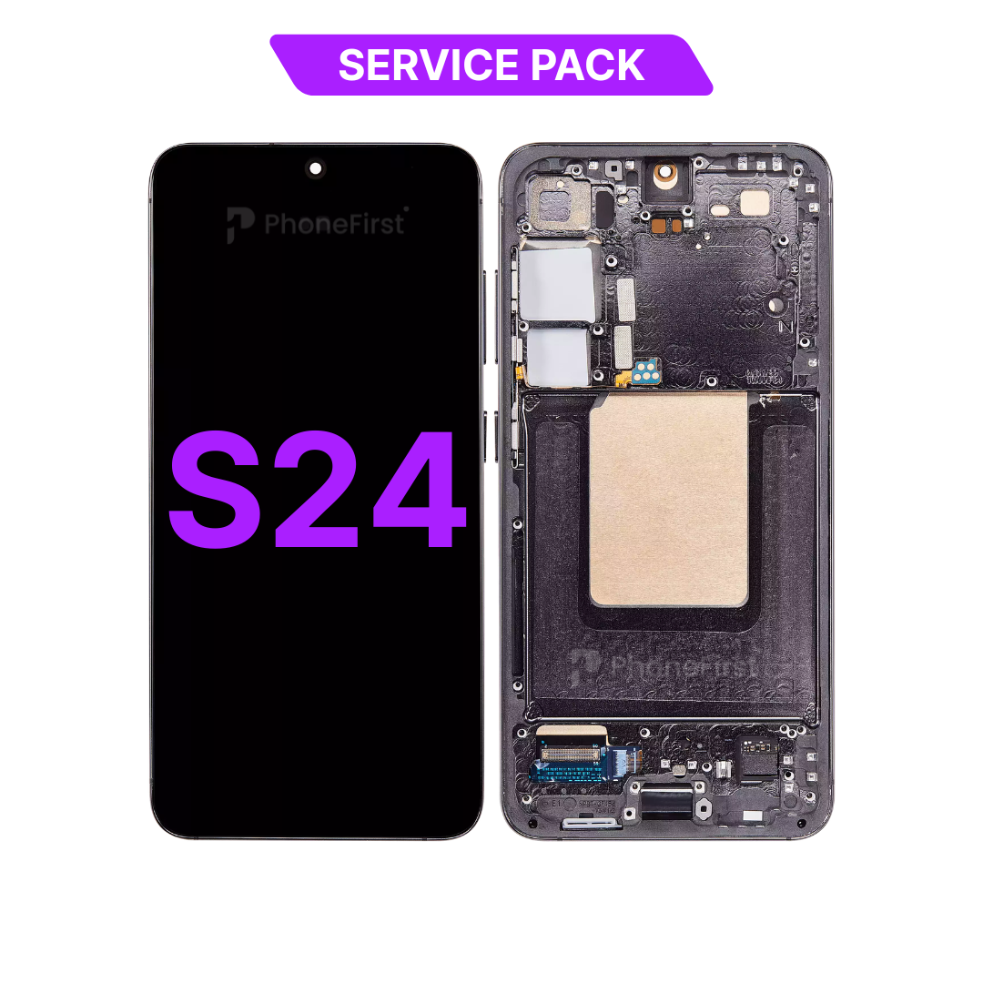 Samsung S24 S921 LCD (W/F) Service Pack Black