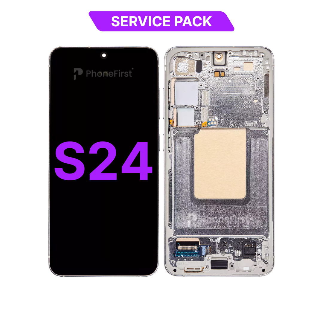 Samsung S24 S921 LCD (W/F) Service Pack Gray