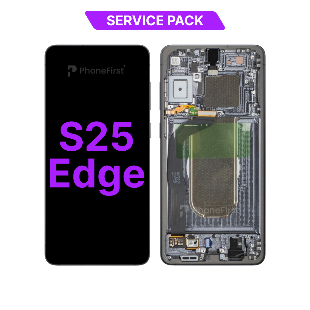 Samsung S25 Edge S937 LCD (W/F) Service Pack Black