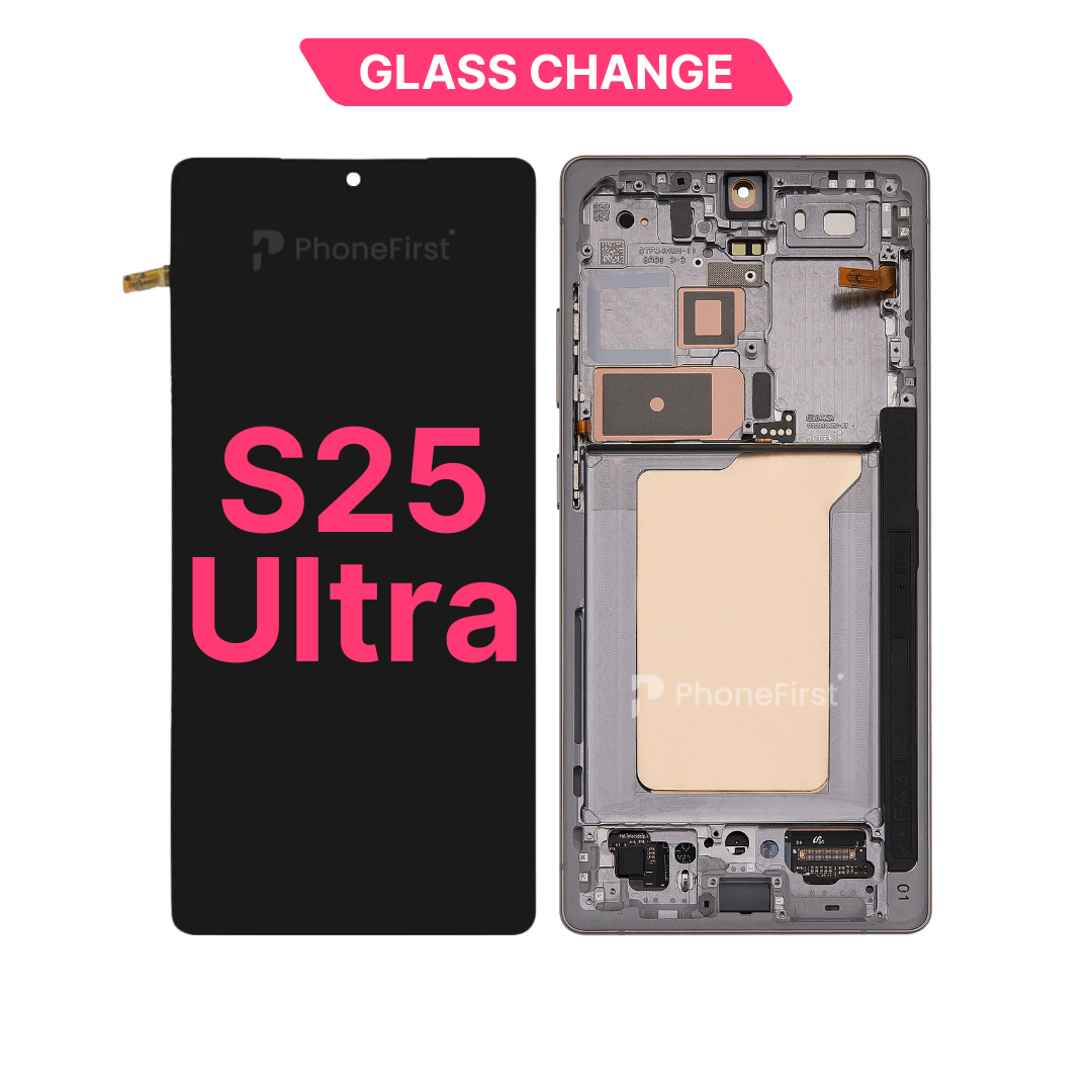 Samsung S25 Ultra S938 LCD (W/F) Glass Change Titanium