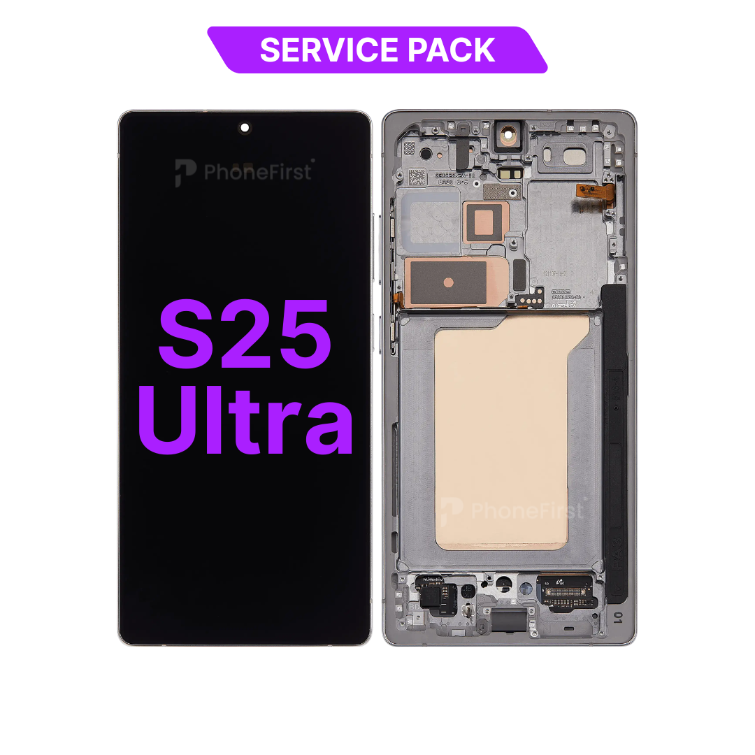 Samsung S25 Ultra S938 LCD (W/F) Service Pack Titanuim Silver