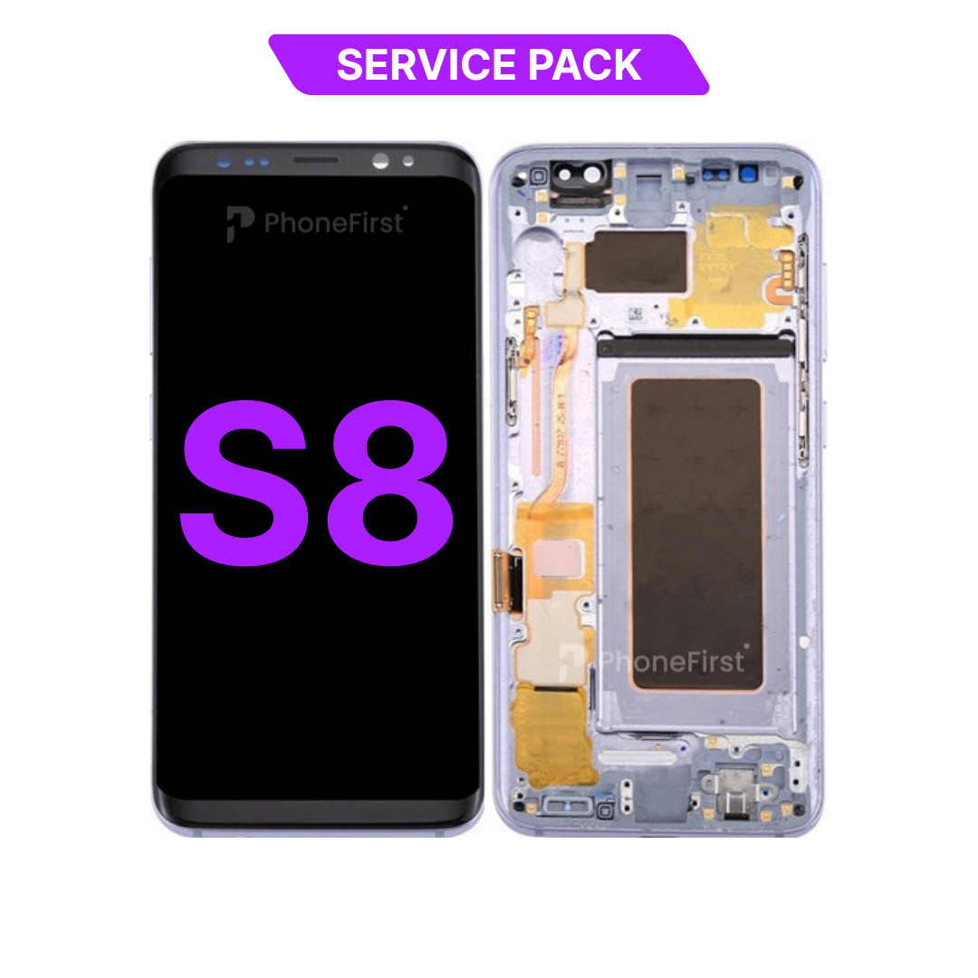 Samsung S8 G950 LCD (W/F) Service Pack Orchid Grey