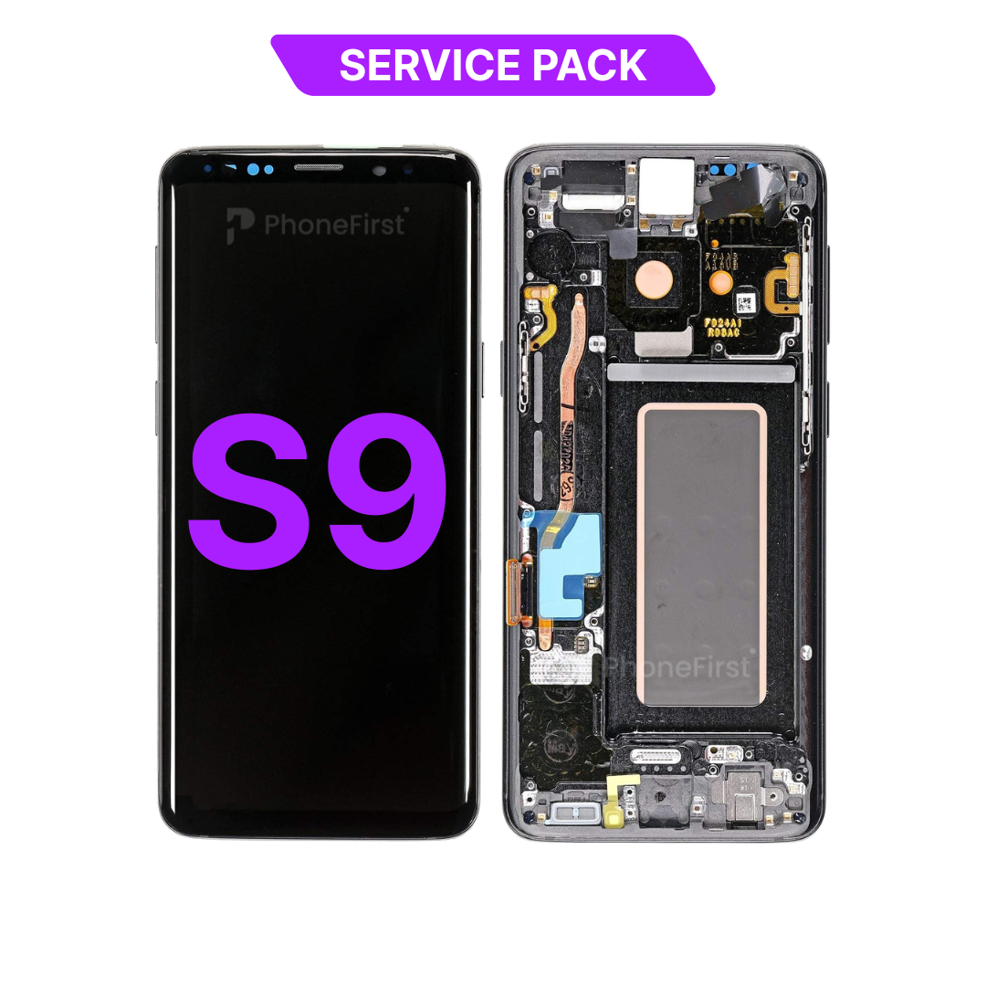 Samsung S9 G960 LCD (W/F) Service Pack Black