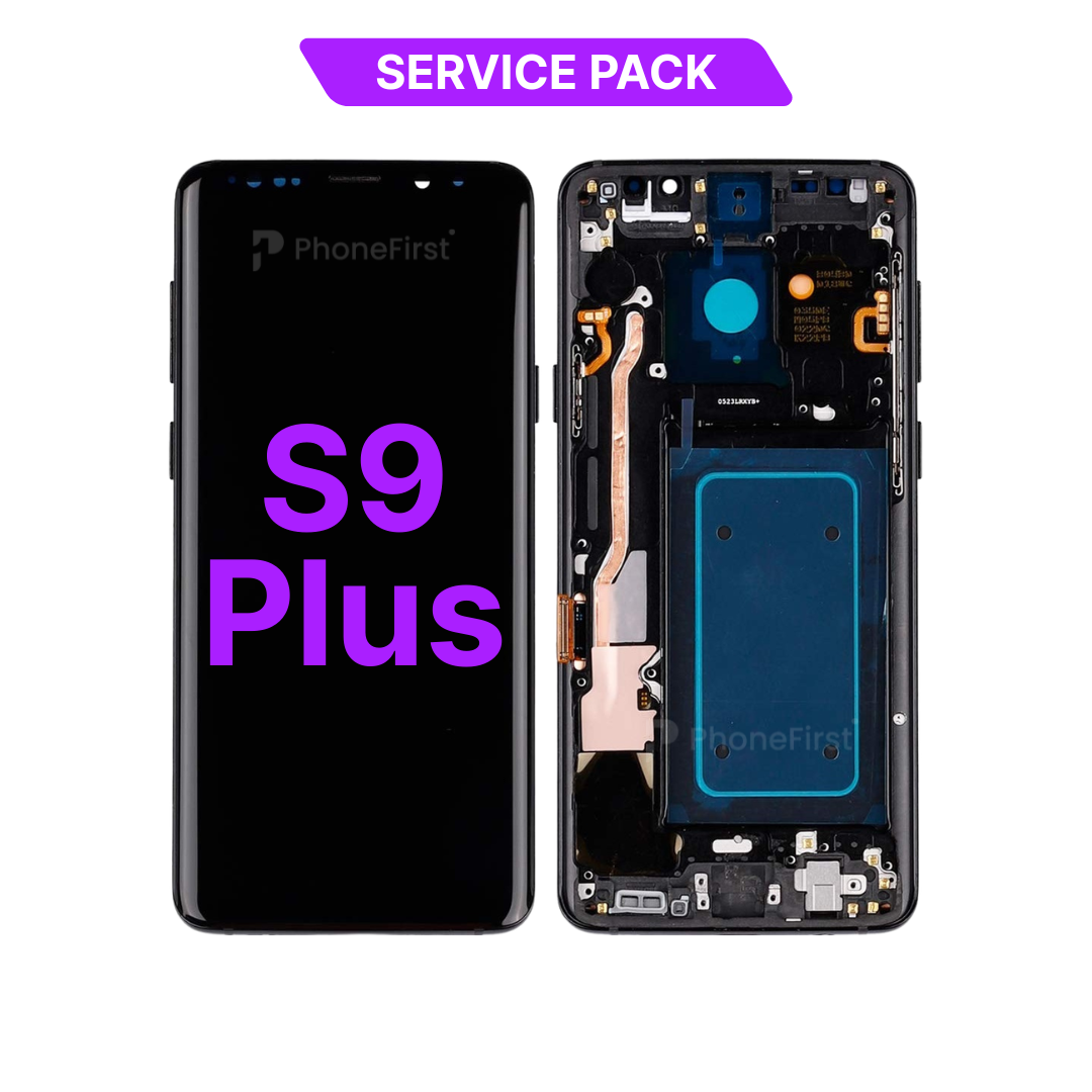 Samsung S9 Plus G965 LCD (W/F) Service Pack Black