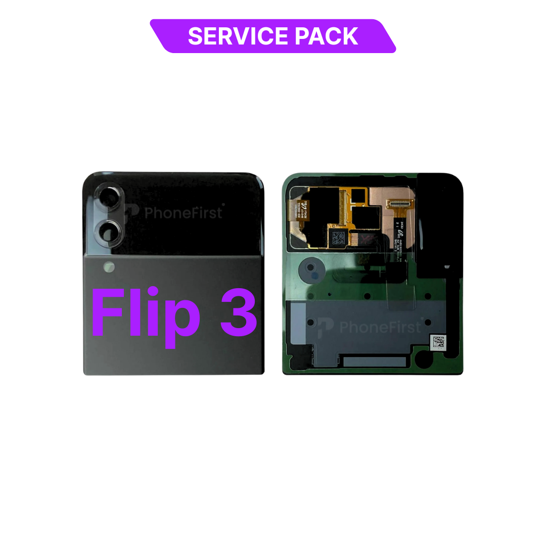 Samsung Z Flip 3 F711 LCD (N/F) Service Pack Outer Black