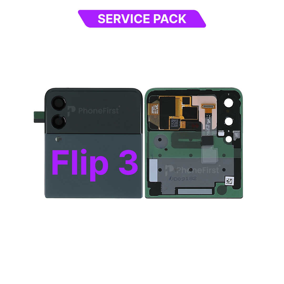 Samsung Z Flip 3 F711 LCD (N/F) Service Pack Outer Green