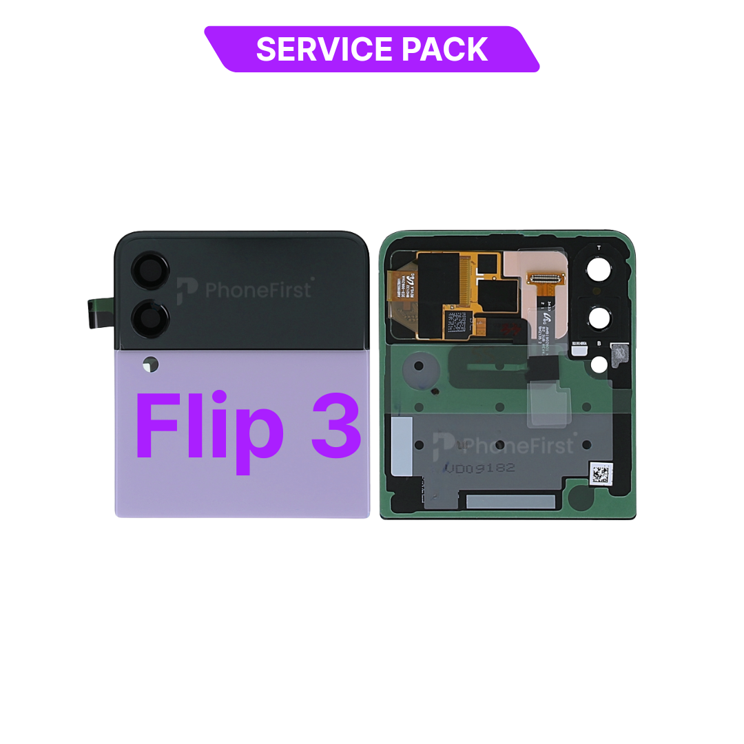 Samsung Z Flip 3 F711 LCD (N/F) Service Pack Outer Lavender