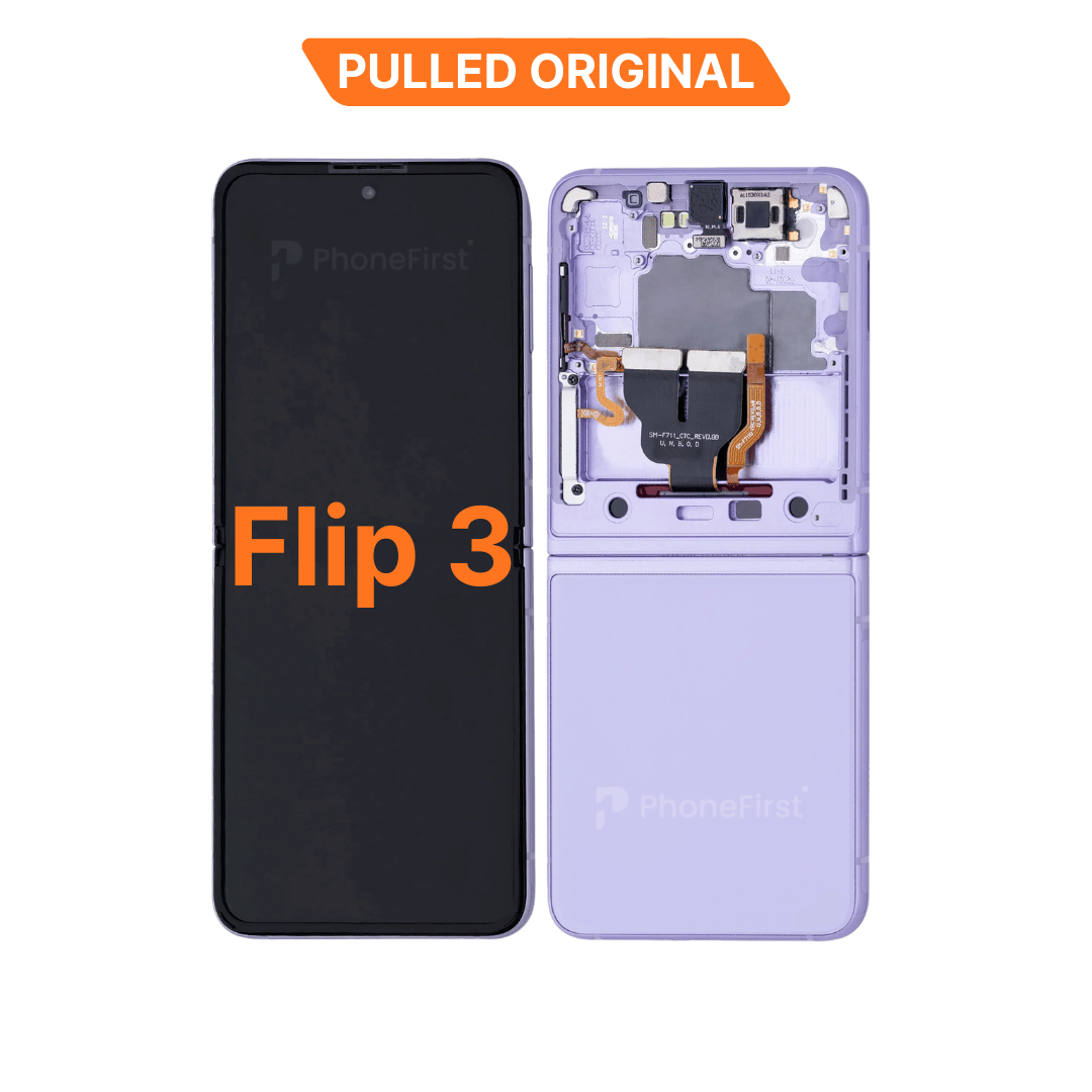 Samsung Z Flip 3 F711 LCD (W/F) Pulled Original (14 Days) Inner Lavender