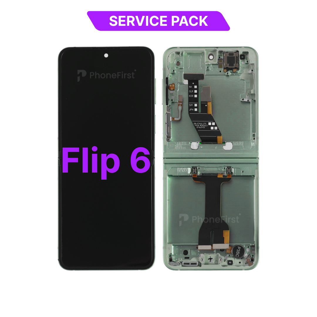 Samsung Z Flip 6 F741 LCD (W/F) Service Pack Inner Screen Mint