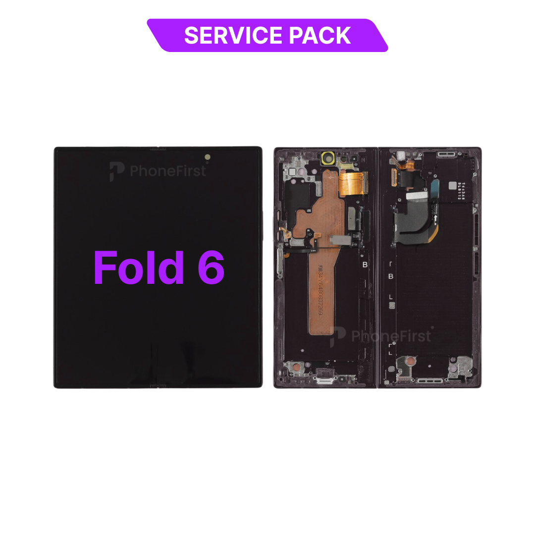 Samsung Z Fold 6 F956 LCD (W/F) Service Pack Inner Black