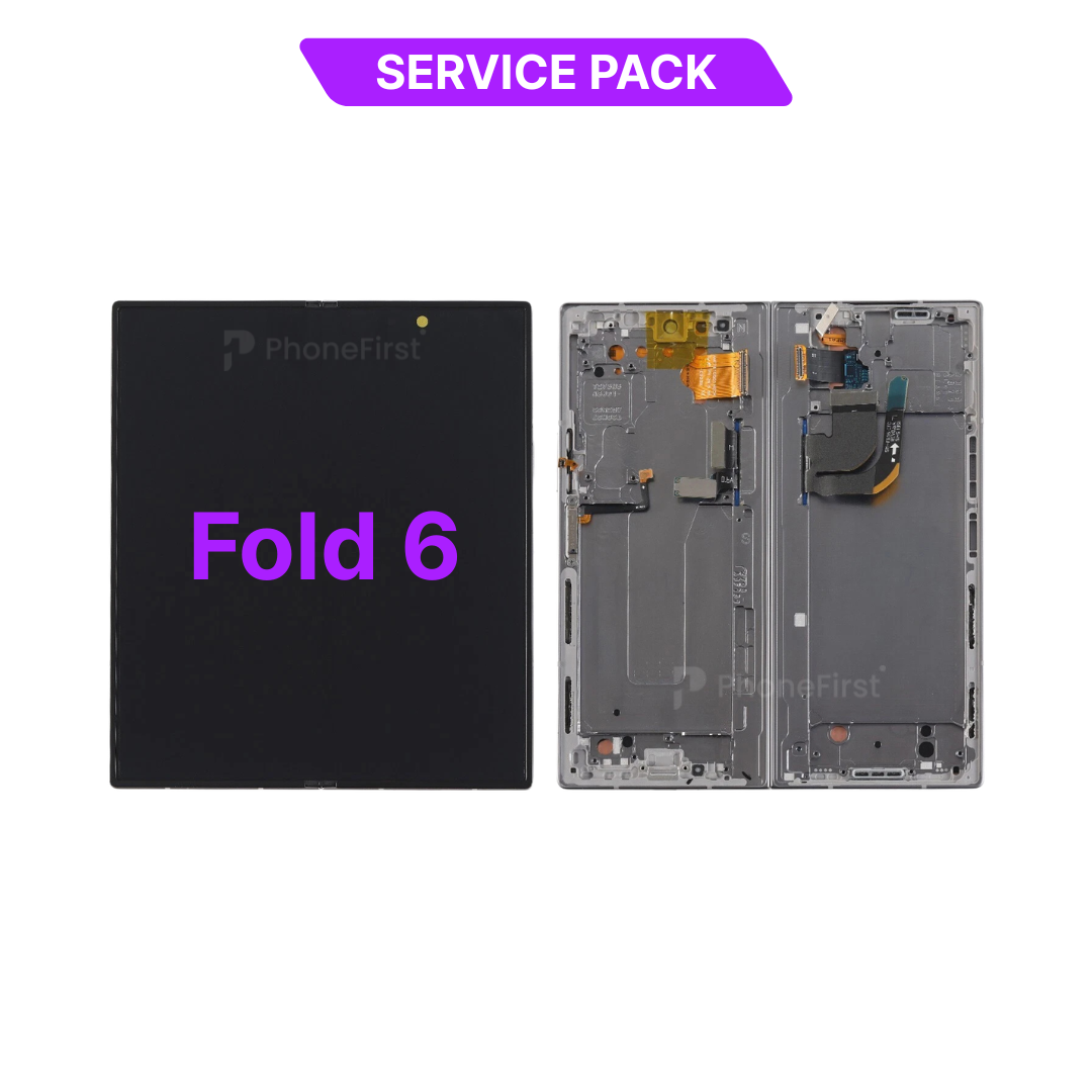 Samsung Z Fold 6 F956 LCD (W/F) Service Pack Inner Silver