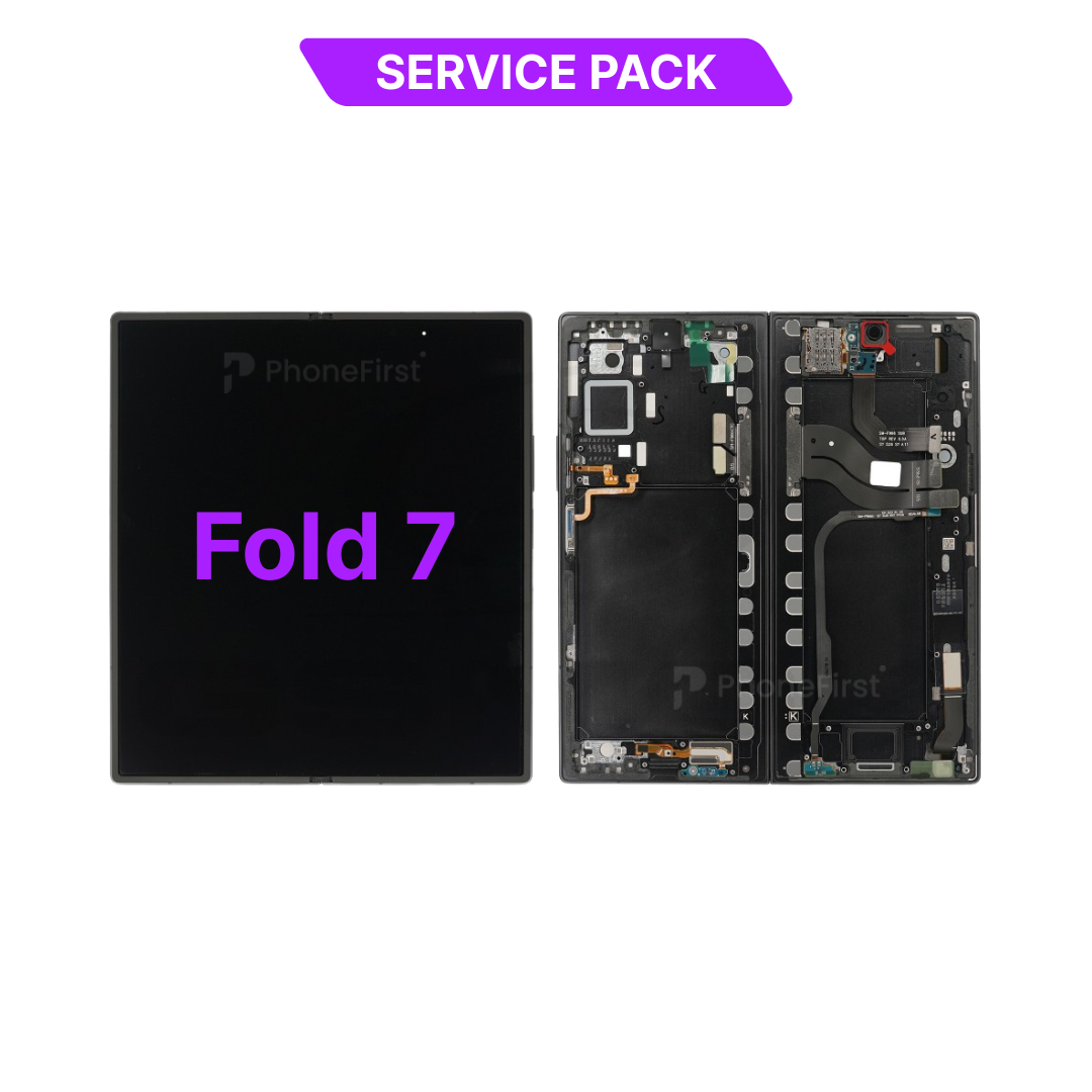 Samsung Z Fold 7 F966 LCD (W/F) Service Pack Inner Black