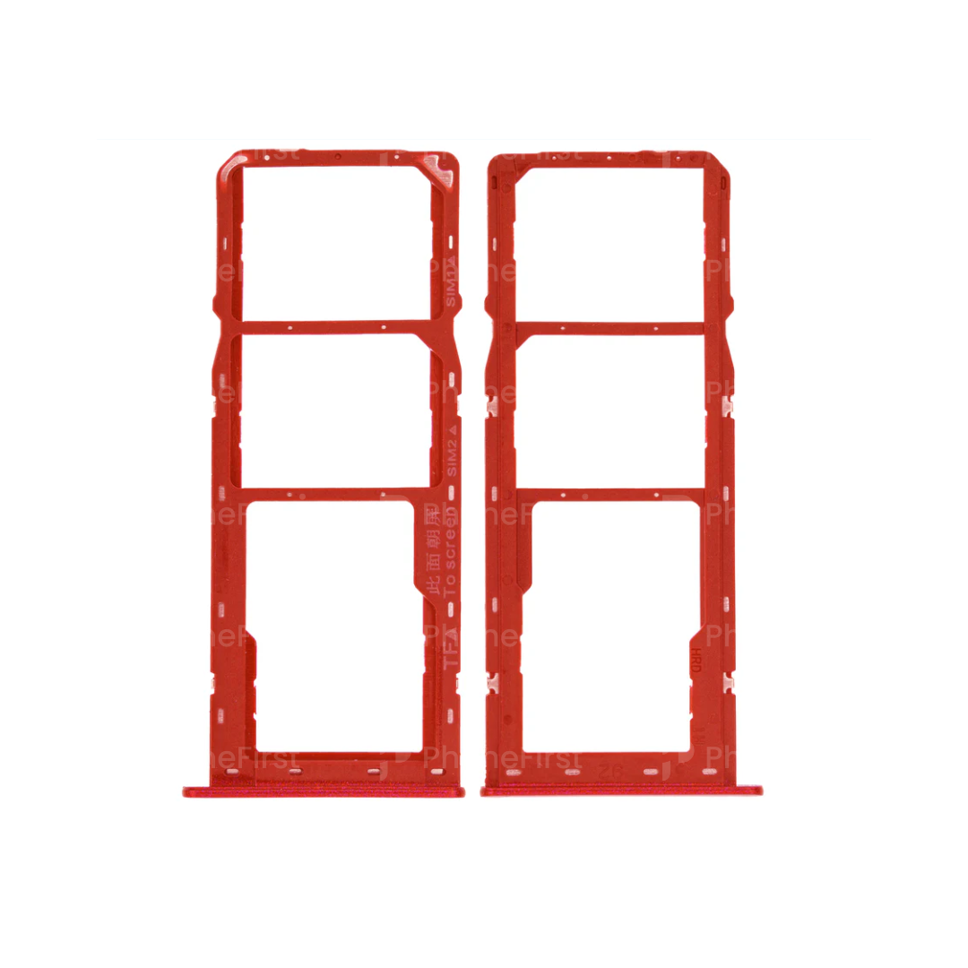 Samsung A20s A207 - Sim Tray Dual Sim Red