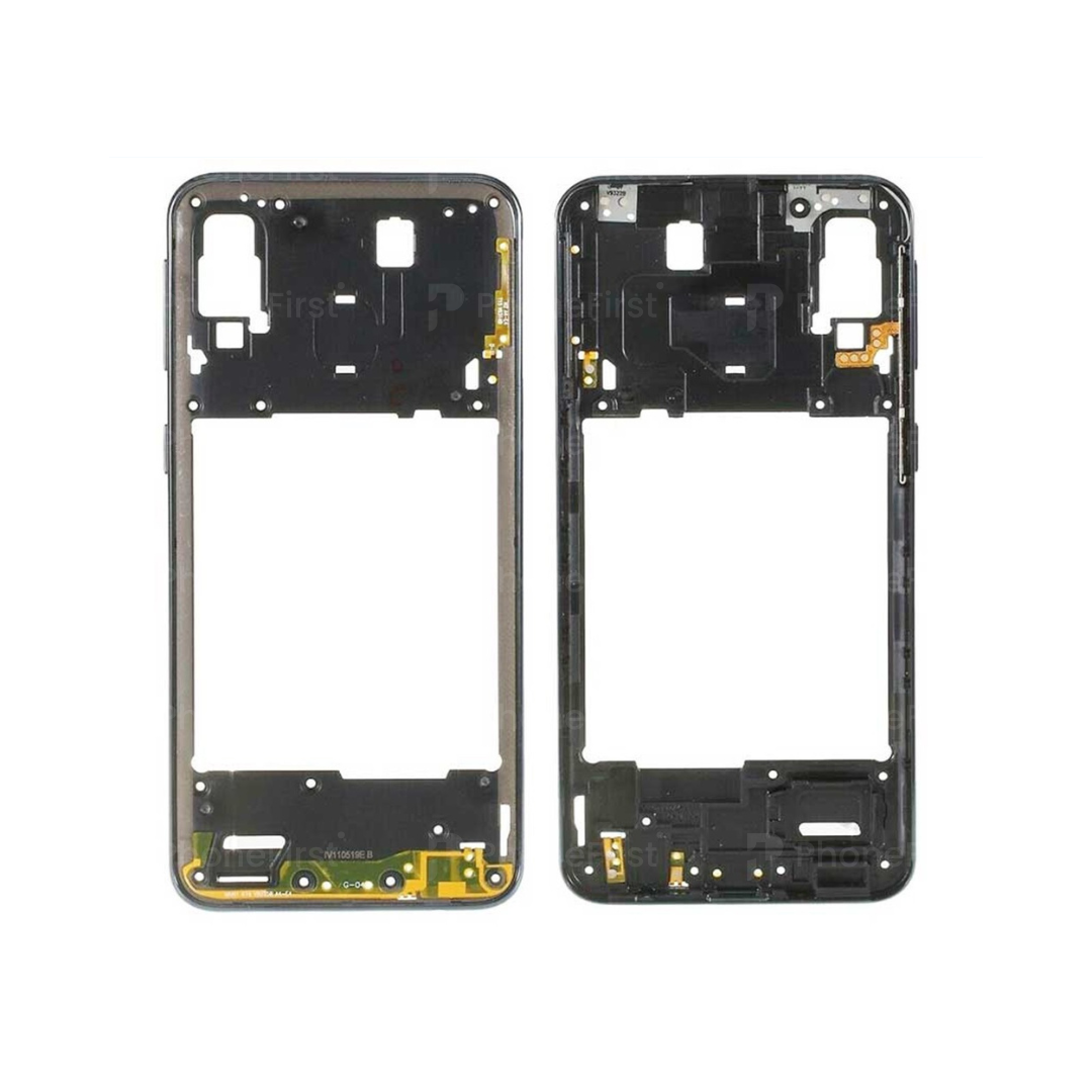 Samsung A40 A405 - Middle Frame Black