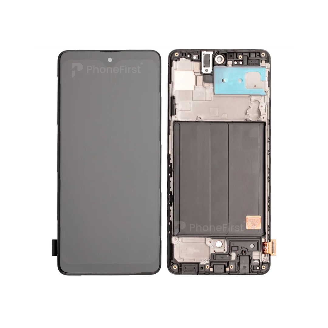 Samsung A51 A515 - LCD Frame Black