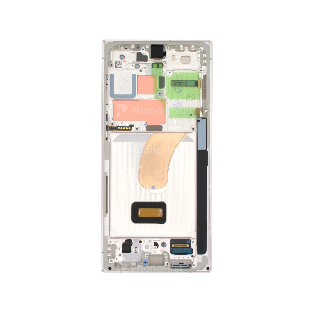 Samsung S23 Ultra S918 LCD (W/F) Service Pack Cream/Beige