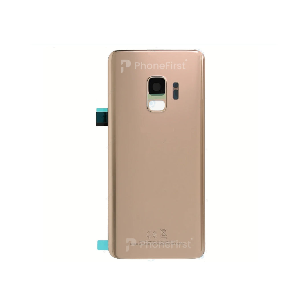 Samsung S9 G960 - Battery Back With Lens Gold