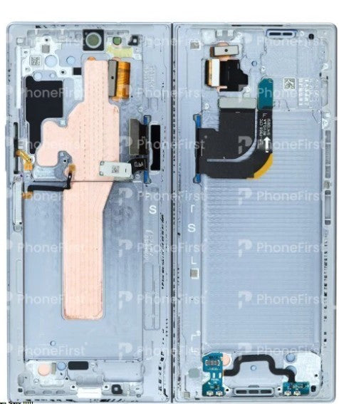 Samsung Z Fold 6 F956 LCD (W/F) Service Pack Inner Silver