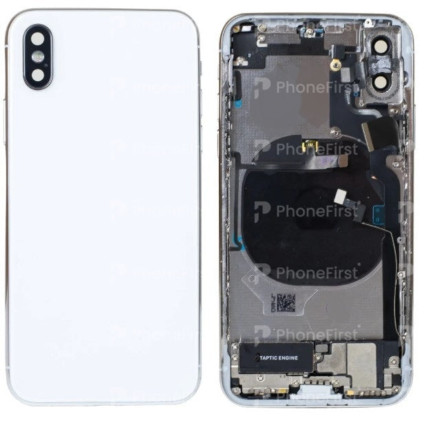 Apple iPhone X - Battery Back With Lens White