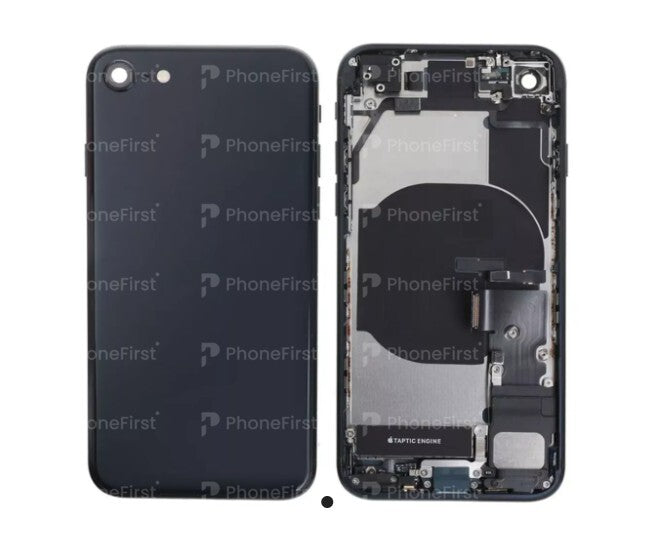 Apple iPhone SE 2022 Aftermarket Housing With Parts Black