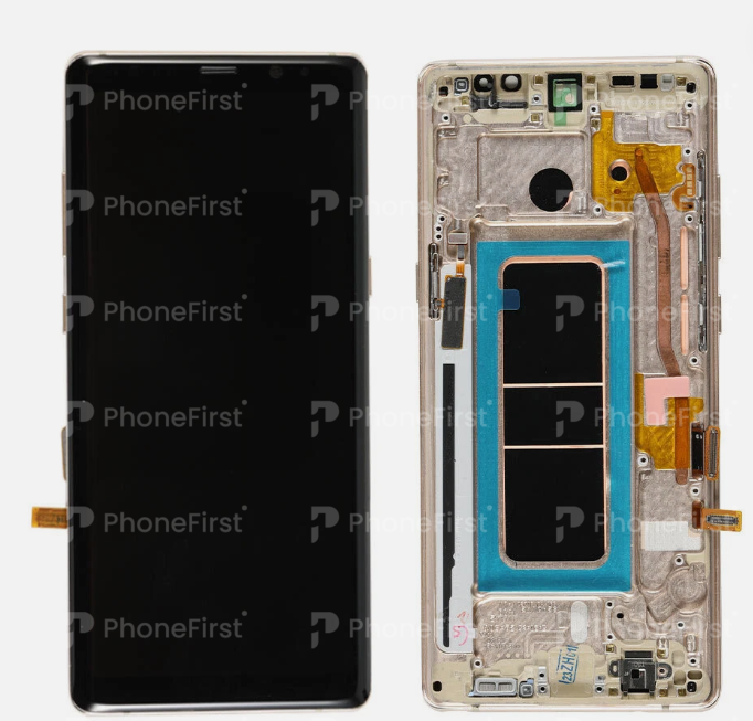 Samsung Note 8 N950 LCD (W/F) Glass Change Gold