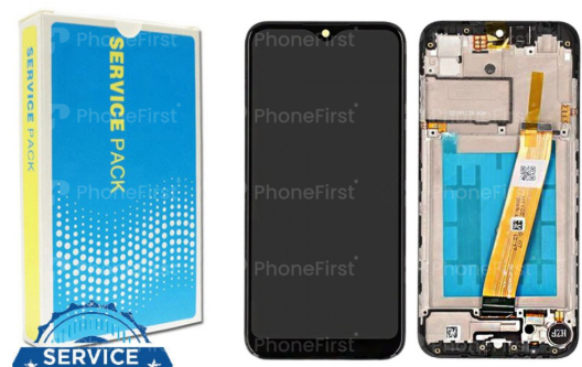 Samsung M11 M115 LCD (W/F) Service Pack Black