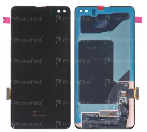 Samsung S10 Plus G975 LCD (W/F) Glass Change Black